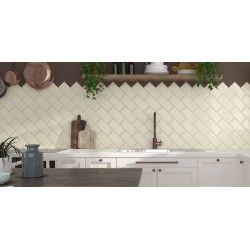 Revestimiento BISSEL BLANCO BRILLO 10x20