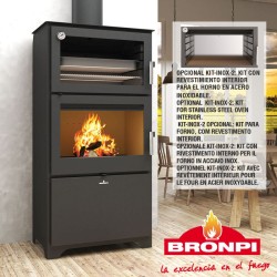 Wood stove with oven MURANO L