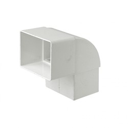 87º male-female elbow for rectangular downspout