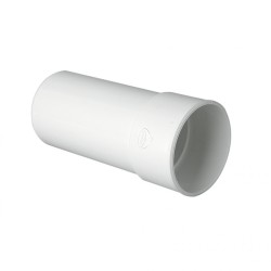 Male-female sleeve for tubular downspout