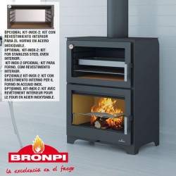 MURANO wood stove with oven