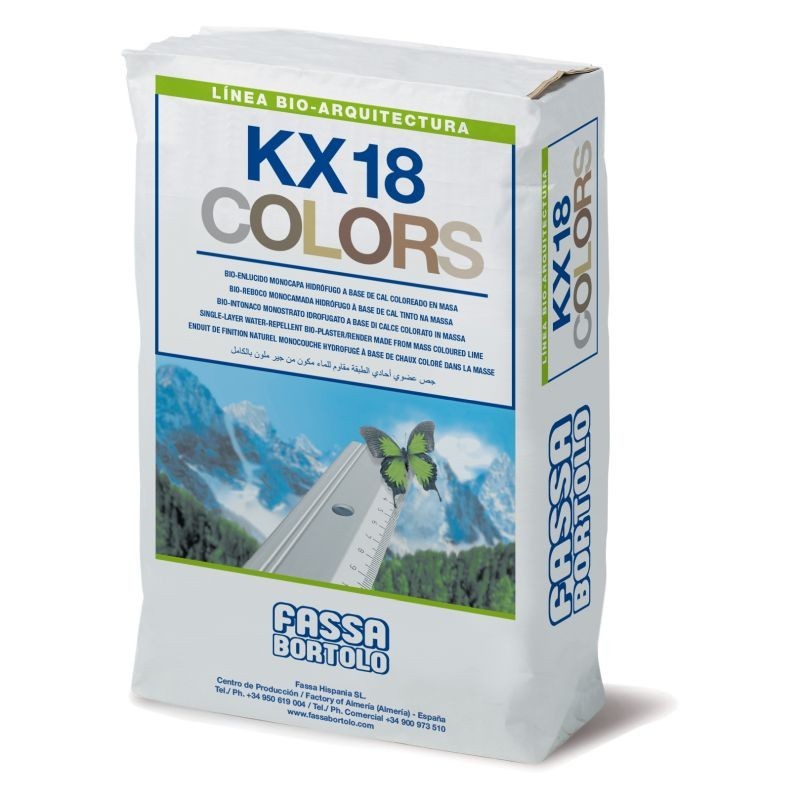 Coloured waterproof mortar
