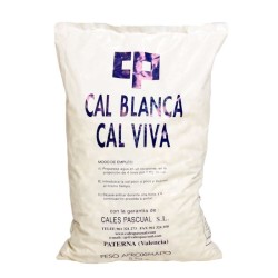 Óxido de cal en piedra