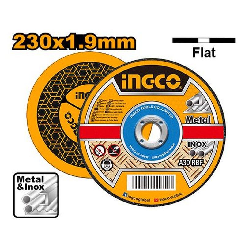 Disco INGCO corte metal 230 mm