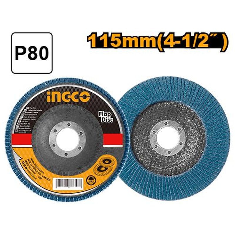 INGCO abrasive disc with 115 mm zirconium flaps