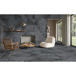 AXIS BLACK 31.6x60.8 floor tile