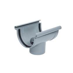 Downpipe connection for gutter