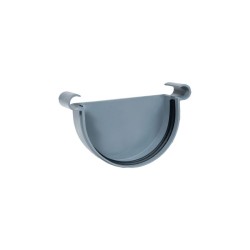 Tapón de PVC gris para canalón
