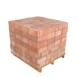 Solid handmade red brick