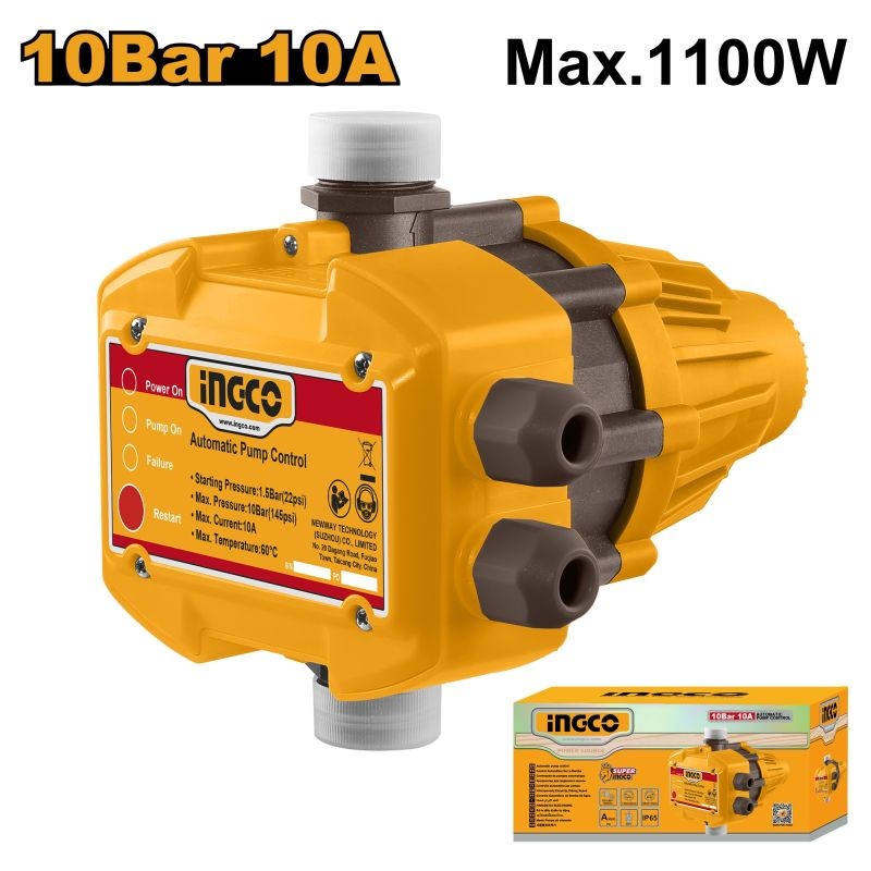Control automatico de presion de bombas de agua