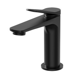 Monomando BORRÁS para lavabo bajo negro mate