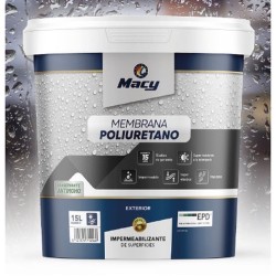 Colorless polyurethane membrane paint