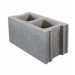 Gray concrete block 20x20x40 B